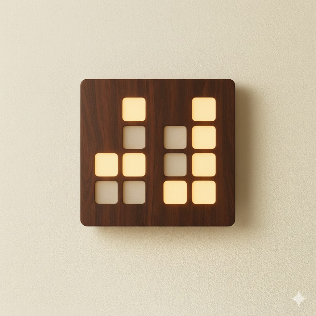 Binesse binary clock - perfect Christmas gift for programmers and developers