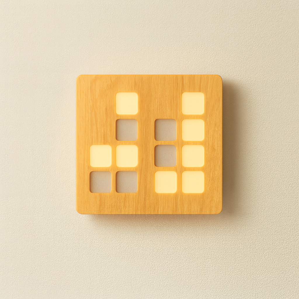 Binesse binary clock - perfect gift for computer science students in dorms